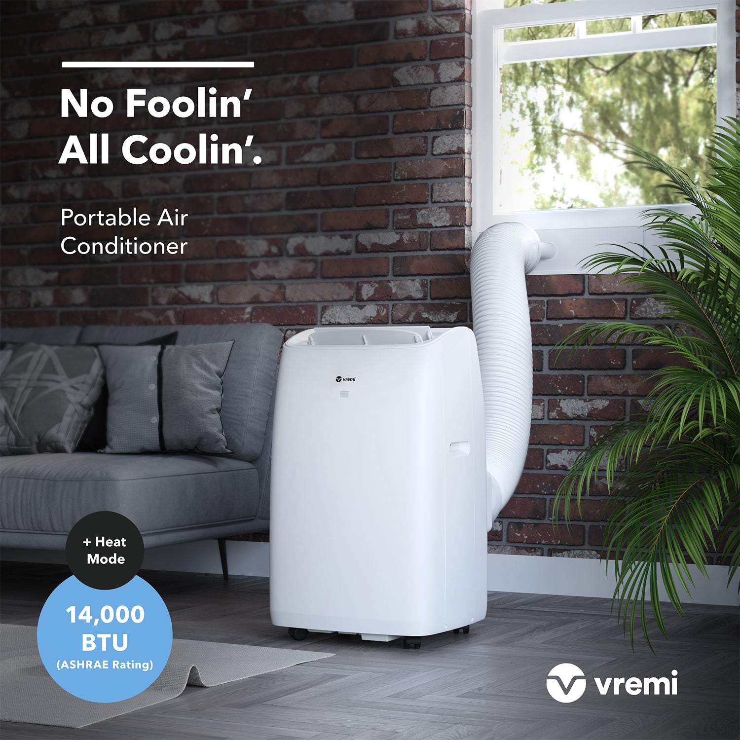 Portable Air Conditioner with Heat - 14,000 BTU