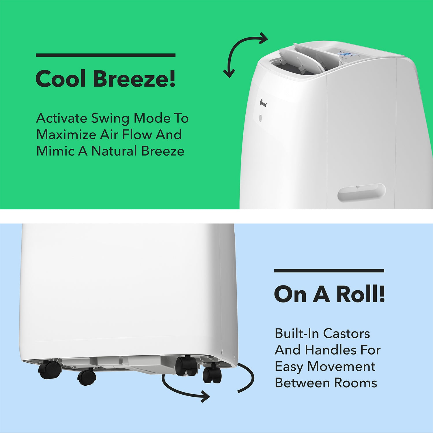 Portable Air Conditioner with Heat - 14,000 BTU